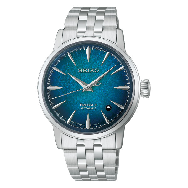 Montre Seiko Presage HCB001J1 Cocktail Time Cadran Bleu 38,5 mm