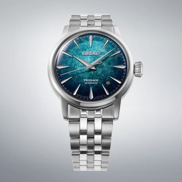 Montre Seiko Presage HCB001J1 Cocktail Time Cadran Bleu 38,5 mm