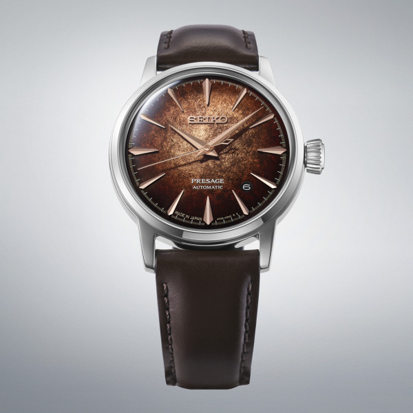 Montre Seiko Presage HCB003J1 Cocktail Time Cadran Brun 38,5 mm