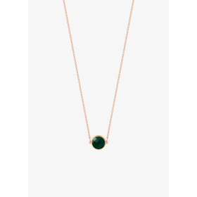 Collier Ginette NY Ever Green Agate or rose