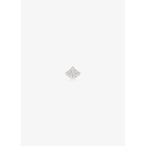 Boucle Ginette NY d'oreille solo Koi or rose & diamant