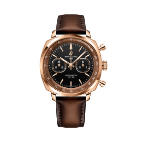 Montre Breitling Top Time B01 Chronograph 41 Tribute to Aston Martin DB5 Or Rouge 18 ct Cadran Onyx 41 mm Édition Limitée