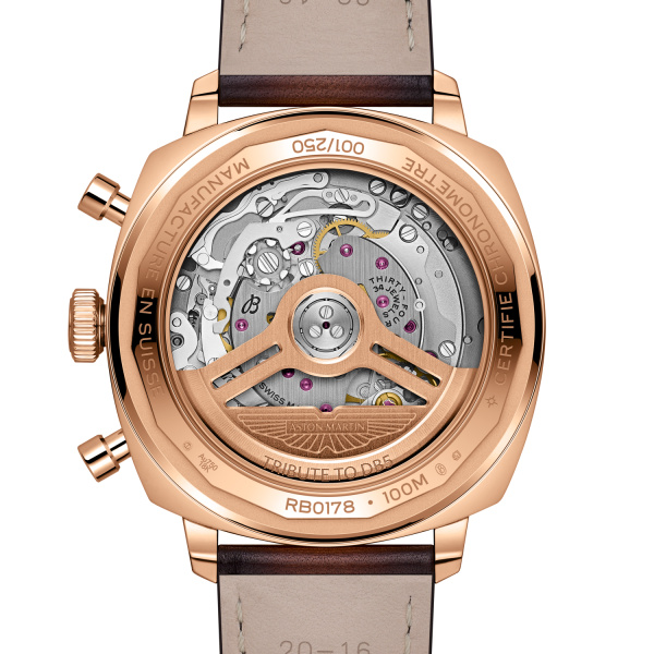 Montre Breitling Top Time B01 Chronograph 41 Tribute to Aston Martin DB5 Or Rouge 18 ct Cadran Onyx 41 mm Édition Limitée