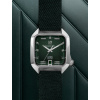 Montre March LA.B AM2 Automatique Grall 39 mm Bracelet Jacquard Julien Faure Vert Sapin