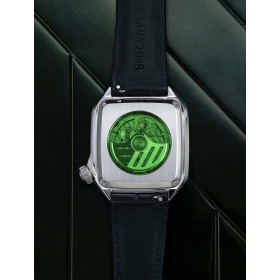 Montre March LA.B AM2 Automatique Grall 39 mm Bracelet Alligator Noir