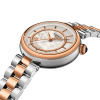 Montre Tissot Desir Automatique 28 mm Cadran Nacre Blanche Bicolore Or Rose T1522072211100