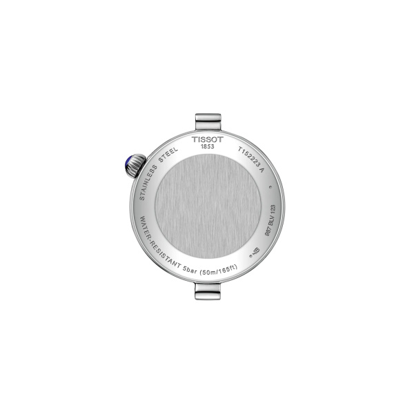 Montre Tissot Desir Phase de Lune Quartz 29,6 mm Cadran Argent Diamants Acier T1522231103600