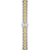 Montre Tissot Desir Quartz 28 mm Cadran Nacre Blanche Diamants Bicolore Or Jaune T1520102211600