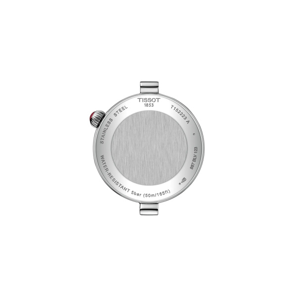 Montre Tissot Desir Phase de Lune Quartz 29,6 mm Cadran Rouge Diamants Acier T1522231142600