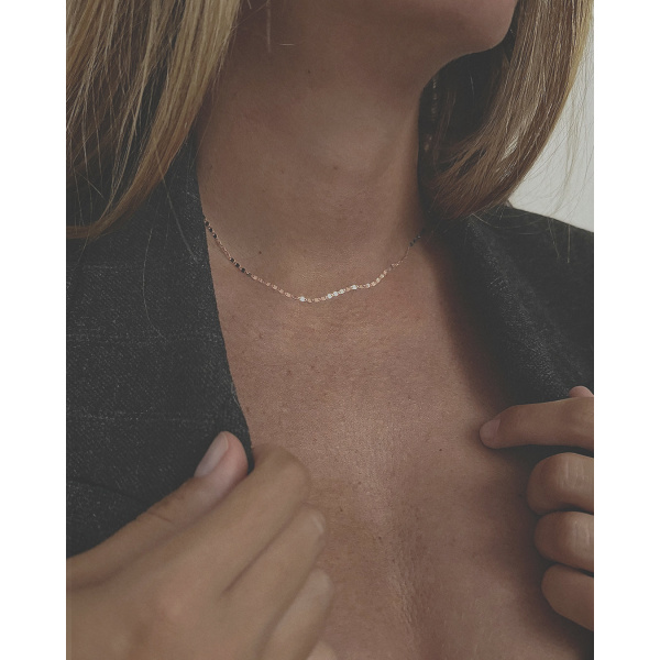 Collier Vanrycke Skin Tattoo or rose