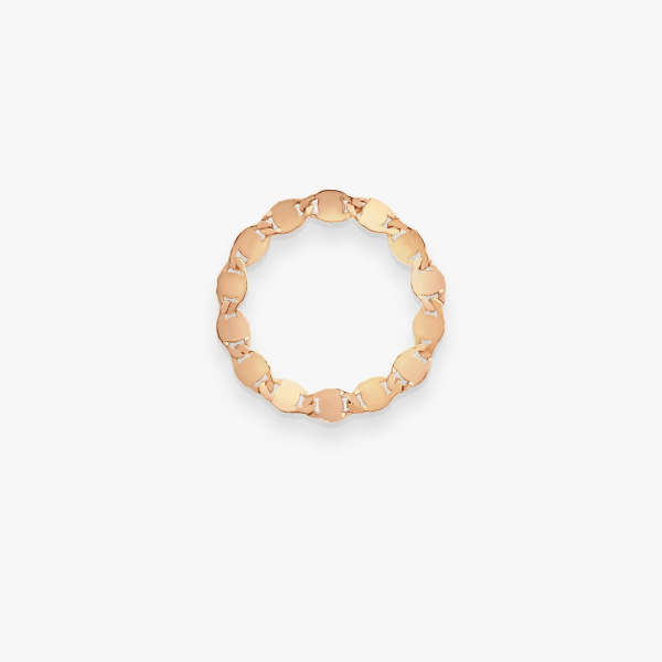 Bague Vanrycke Chaîne Skin Tattoo or rose