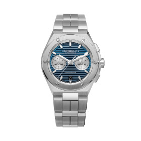 Montre Herbelin Cap Camarat Chronographe 245B25 42 mm Automatique Cadran Bleu