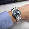 Montre Herbelin Cap Camarat Chronographe 245B25 42 mm Automatique Cadran Bleu