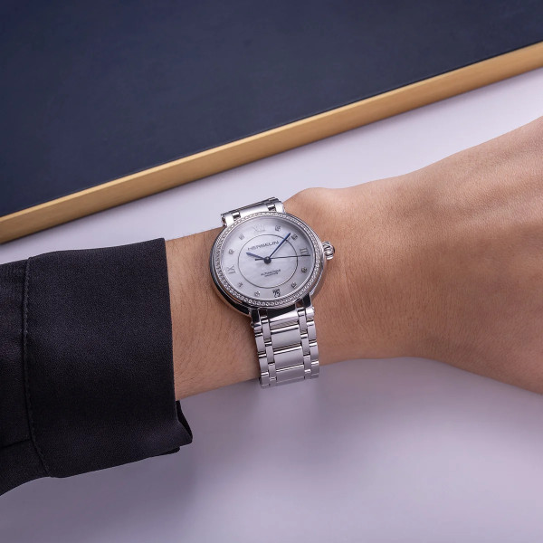 Montre Herbelin Galet 1630B72Y89 33,5 mm Automatique Femme Cadran Blanc
