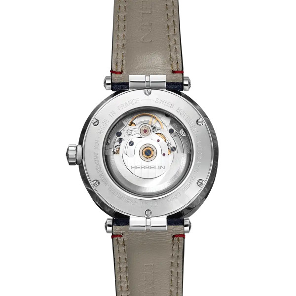 Montre Herbelin Newport 1768A15BL 42 mm Automatique Day Date Cadran Noir