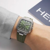 Montre Herbelin Cap Camarat Square 1646A116CK 39 mm Automatique Cadran Kaki