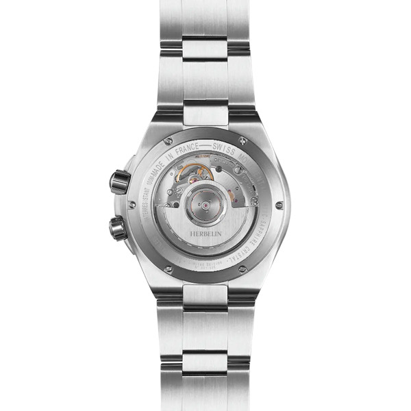 Montre Herbelin Cap Camarat GMT 1445/B15 42 mm Automatique Cadran Bleu Série Limitée