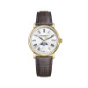 Montre Herbelin Inspiration 2847P08GR 38 mm Automatique Phase de Lune Cadran Argenté
