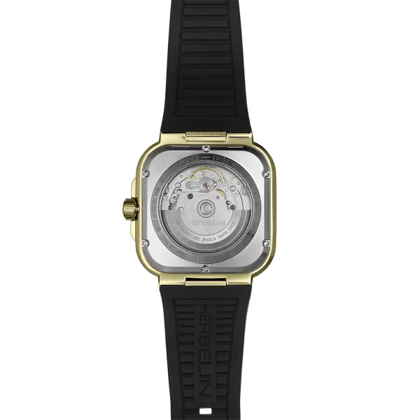 Montre Herbelin Cap Camarat Square 1646P1N14CA 39 mm Automatique Cadran Noir