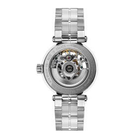 Montre Herbelin Newport 1658BSQ12 35 mm Automatique Squelette Cadran Argent