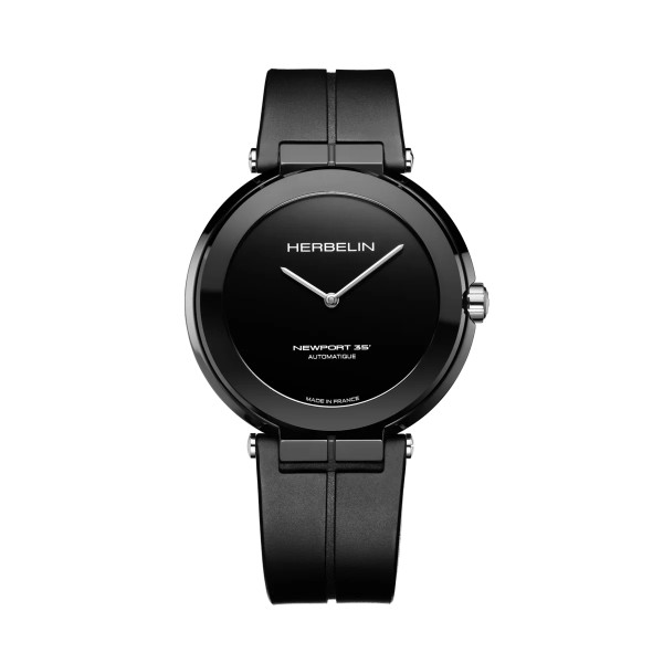 Montre Herbelin Newport Céramique 1335CRN04 43 mm Automatique Noir Série Limitée