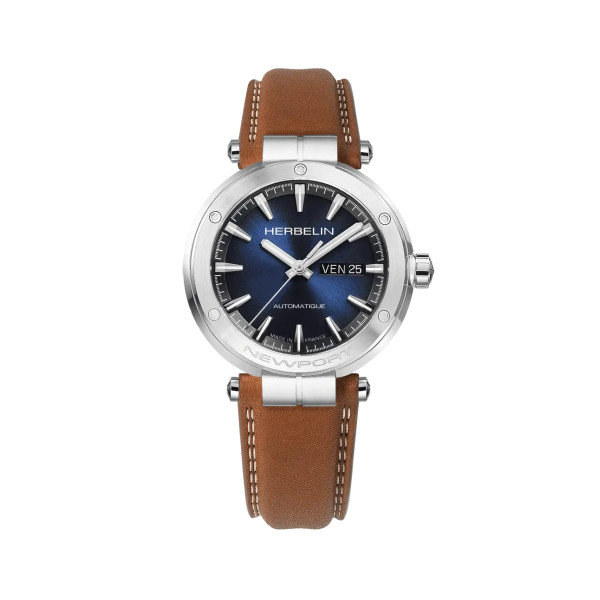 Montre Herbelin Newport 1768A15GD 42 mm Automatique Cadran Bleu