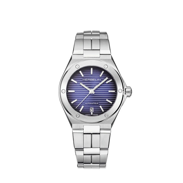 Montre Herbelin Cap Camarat 1545B15 37 mm Automatique Cadran Bleu