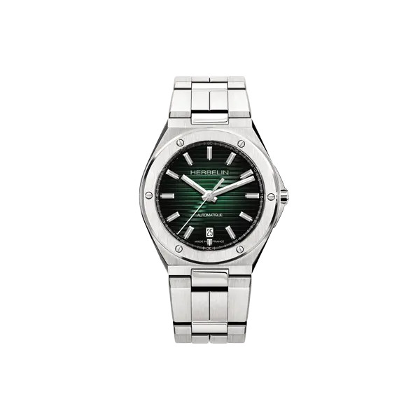 Montre Herbelin Cap Camarat 1645B16 40,5 mm Automatique Cadran Vert