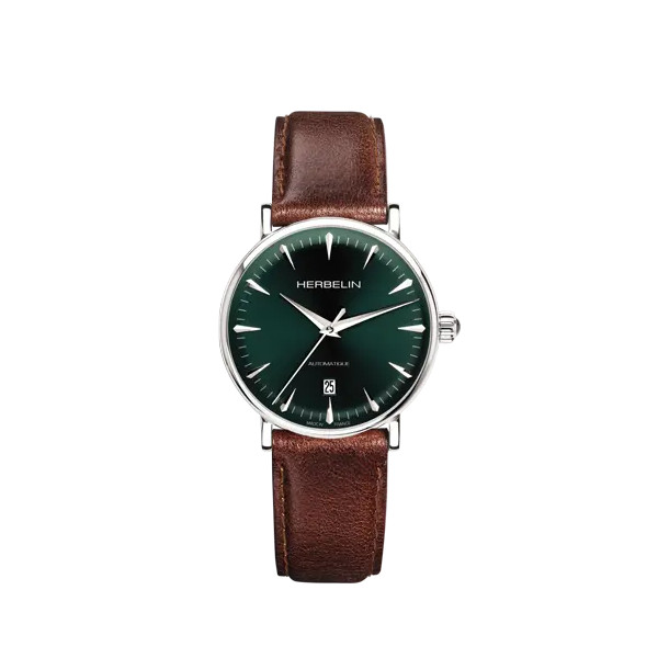 Montre Herbelin Inspiration 1647AP16BR 40 mm Automatique Cadran Vert