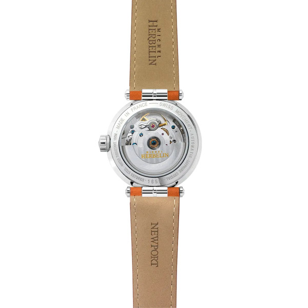 Montre Herbelin Newport 1658AP89GD 35 mm Automatique Femme Cadran Blanc