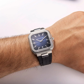 Montre Herbelin Cap Camarat 39 mm Bleu Caoutchouc