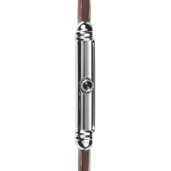 Montre Herbelin Art Déco 32 mm Acier Cuir Marron