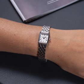 Montre Herbelin Art Déco Tonneau Acier 19 mm
