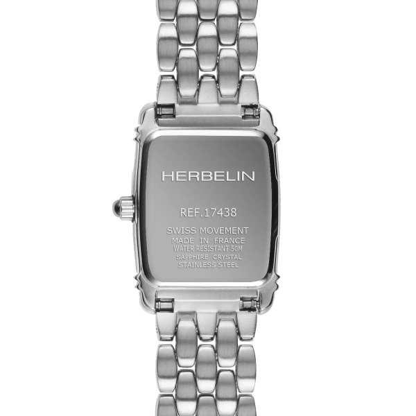 Montre Herbelin Art Déco Tonneau Acier 19 mm