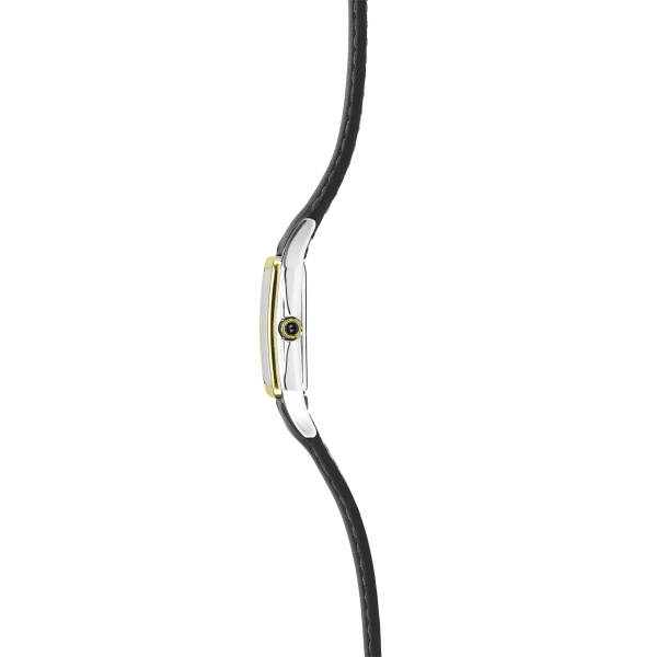 Montre Herbelin Luna 24 mm Or Jaune Cuir Noir