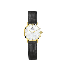 Montre Herbelin Epsilon Nacre Diamants Cuir