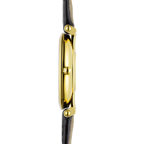 Montre Herbelin Epsilon Or Jaune Cuir Noir