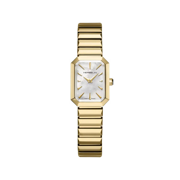 Montre Herbelin Octogone Or Jaune Nacre 20 mm