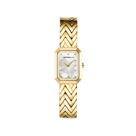 Montre Herbelin Octogone Rectangle Nacre Blanche