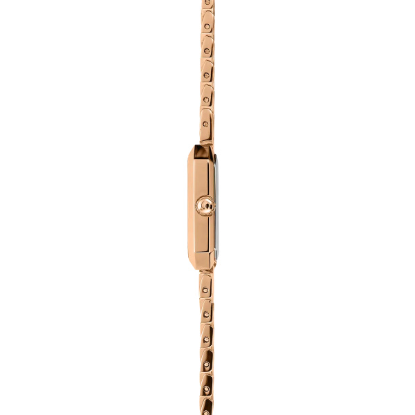 Montre Herbelin Octogone Rectangle Chevrons Or Rose