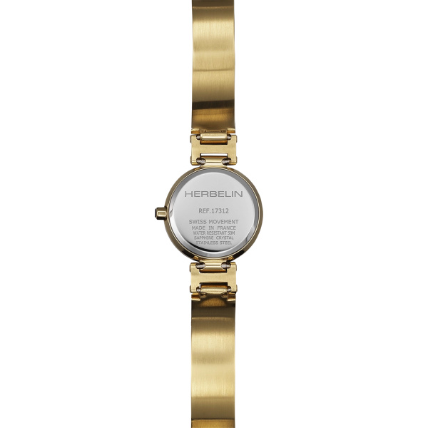 Montre Herbelin Lady H Or Jaune Nacre Noire
