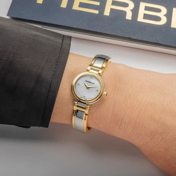 Montre Herbelin Lady H Bicolore Nacre Bangle