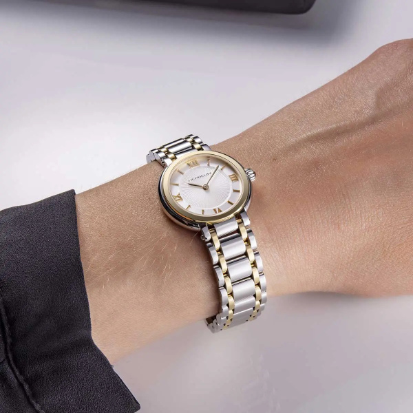 Montre Herbelin Galet Or Guilloché 28 mm