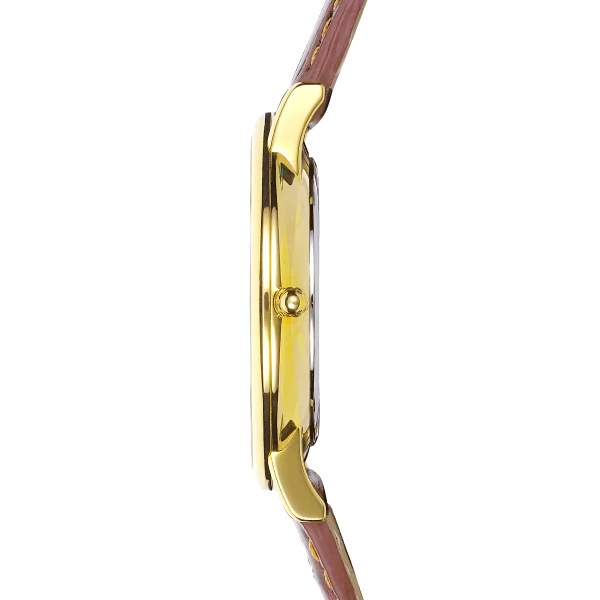 Montre Herbelin Classique 38 mm Or Cuir Marron