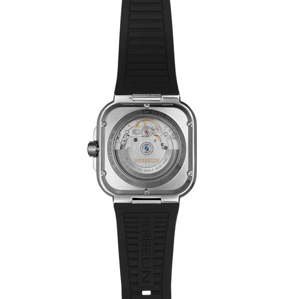 Montre Herbelin Cap Camarat Square 1646A14CA 39 mm Automatique Cadran Noir