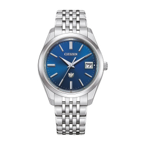 Montre Citizen Eco-Drive Super Titanium 38,3 mm Cadran Bleu Papier Washi