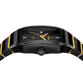 Montre Rado Anatom Automatic 27,5 mm Céramique Noire et Dorée