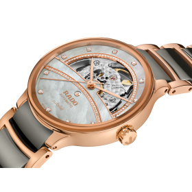 Montre Rado Centrix Open Heart Diamonds 35 mm Nacre Argentée