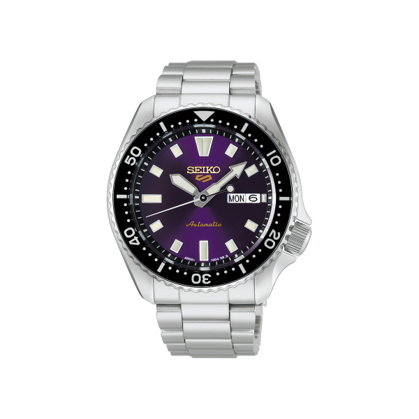 Montre Seiko 5 Sports SKX HDB003K1 42,5 mm cadran violet brossé soleil lunette noire