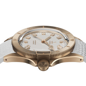 Montre Yema Superman Bronze CMM.10 39 mm Automatique Cadran Blanc